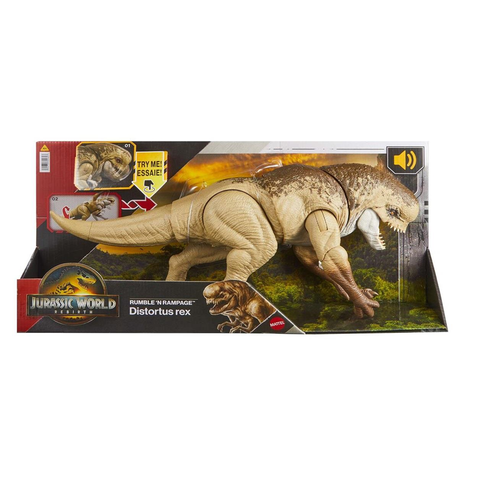 Dinosaurio Jurassic World Saga Villano Mutante con sonidos.25,40x55,88x17,78 cm (Jurassic world JGB58)
