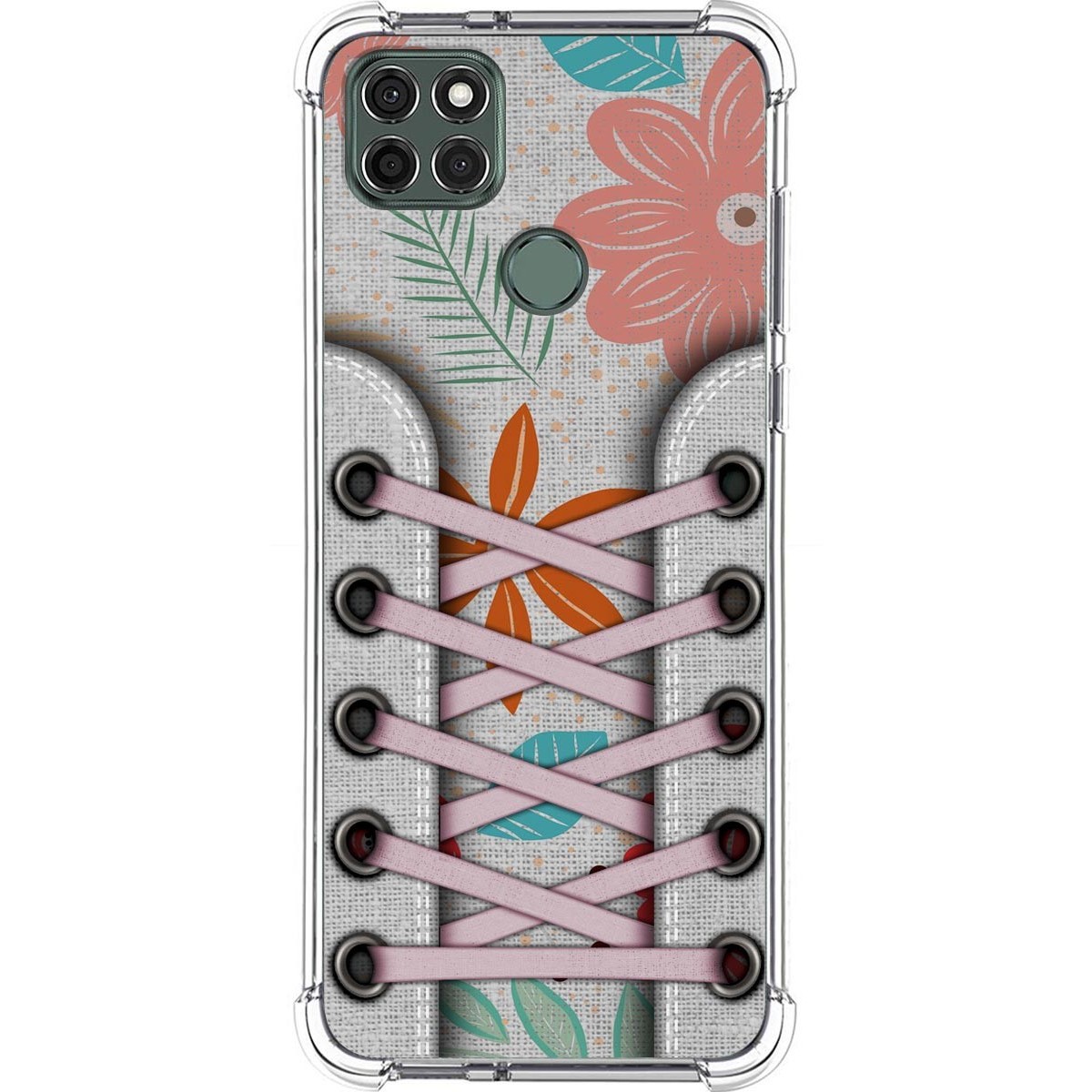 Tumundosmartphone Funda Silicona Antigolpes para Motorola Moto G9 Power diseño Zapatillas 09 Dibujos