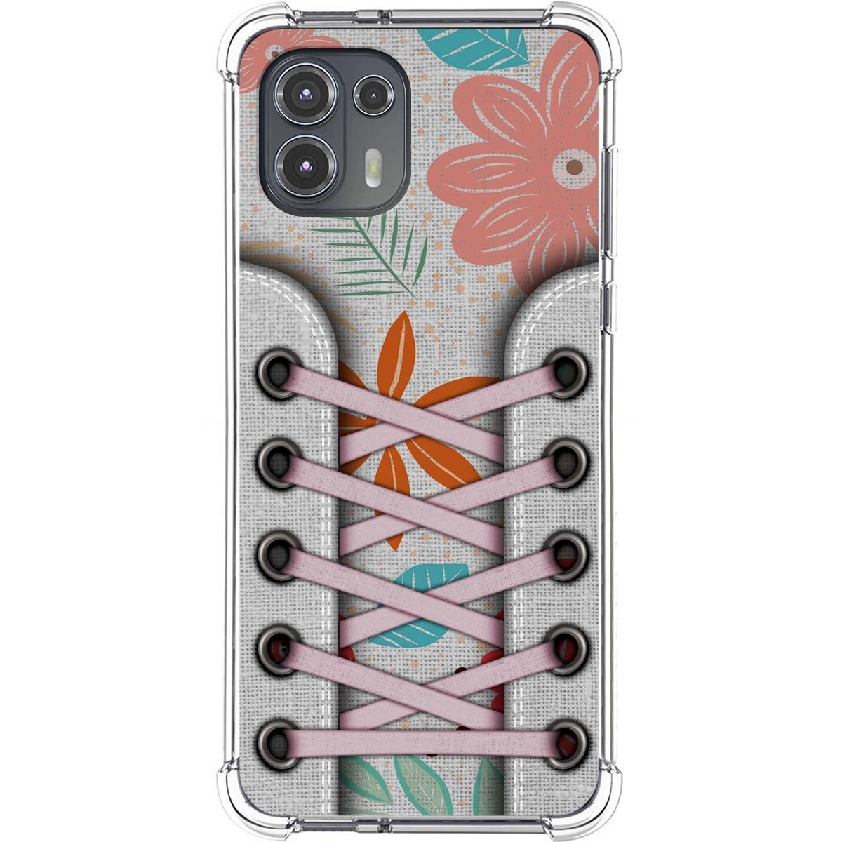 Funda Silicona Antigolpes para Motorola Edge 20 Lite diseño Zapatillas 09 Dibujos