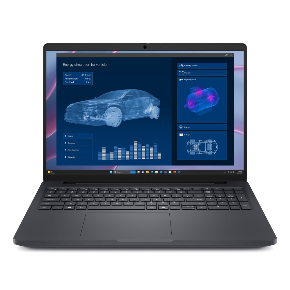 DELL Pro Max 16 MC16255 Copilot+ PC AMD Ryzen AI 7 PRO PRO 350 Estación de trabajo móvil 40,6 cm (16") Full HD+ 32 GB LPDDR5x-SDRAM 1 TB SSD NVIDIA RTX PRO 1000 Blackwell Wi-Fi 7 (802.11be) Windows 11 Pro Español Negro