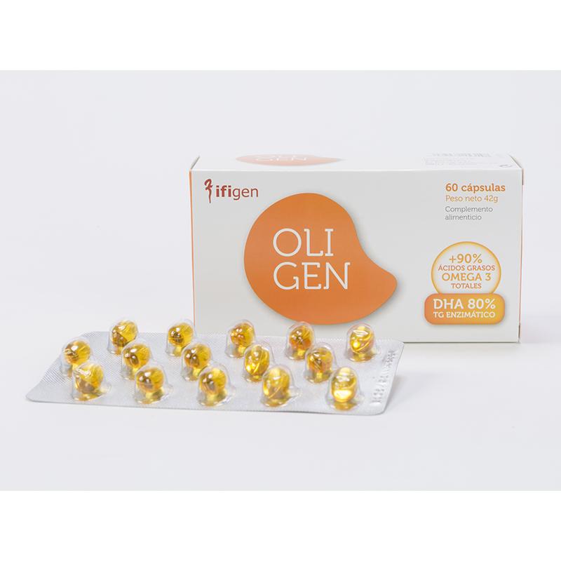 Suplemento Ifigen Oligen Dha 80% 60 Caps - Mejora la Memoria