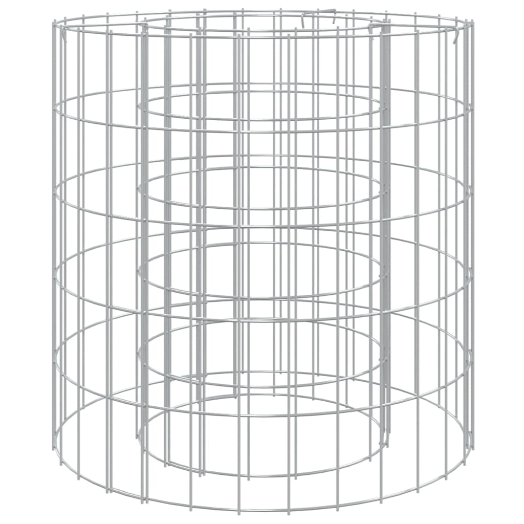 vidaXL Brasero de Gaviones Chimenea Jaula de Piedras Hierro Galvanizado Dimensiones 50 x 50 cm,  50 x 100 cm,  100 x 50 cm y mas