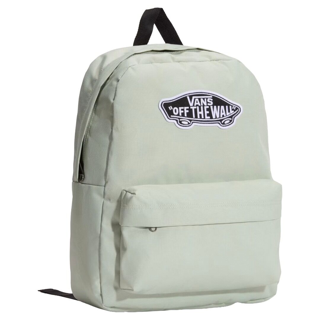 Mochila Verde Vans Old Skool Classic Backpack Dusty Mint - Diseño Icónico, Espaciosa y Duradera