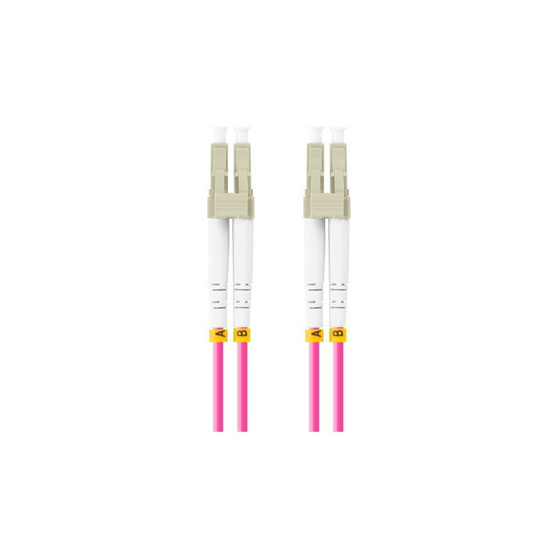 Lanberg - FO-LULU-MD41-0005-VT Cable de fibra óptica e InfiniBand 0,5 m LC LC/UPC Violeta FO-LULU-MD41-0005-VT