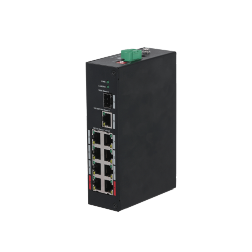 (DH-PFS3110-8ET-96-V2) DAHUA SWITCH 10 PUERTOS / 8 PUERTOS POE LARGA DISTANCIA 250M WATCHDOG 2.0