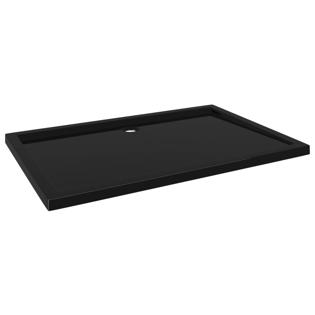 vidaXL Plato de Ducha Rectangular ABS 80x120 cm Placa Receptor Baño Aseo Baño Color Blanco,  Negro, y mas