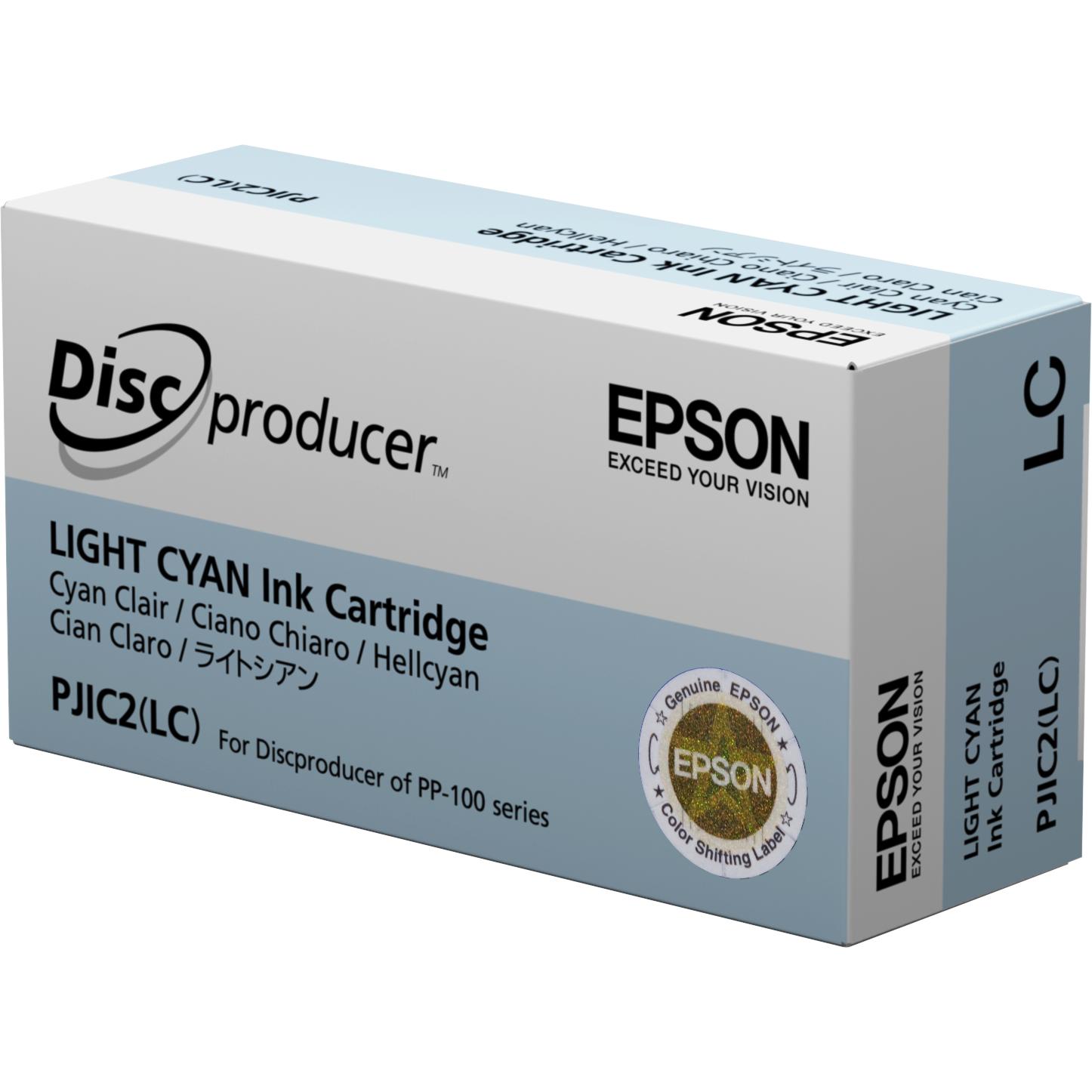 Epson C13S020448, Cartucho PJIC2 para PP-100, cian claro
