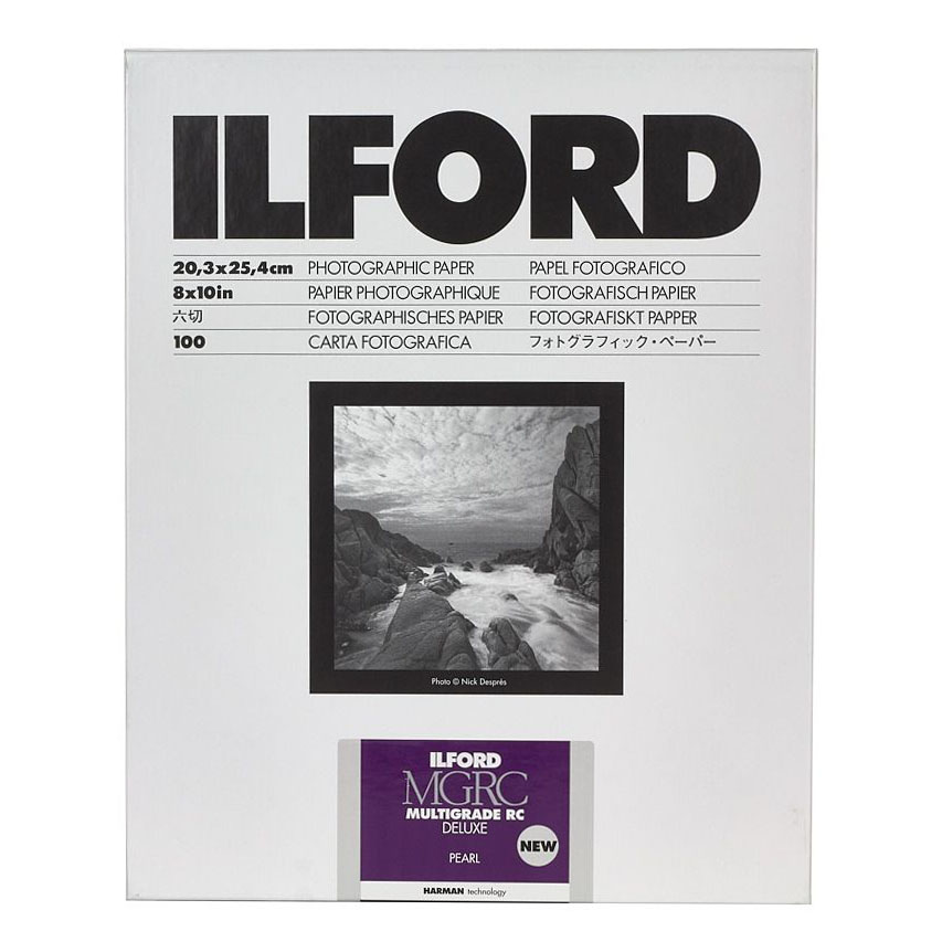 Ilford MULTIGRADO RC Deluxe 44M Perla 24x30,5cm/10 hojas. Papel fotográfico