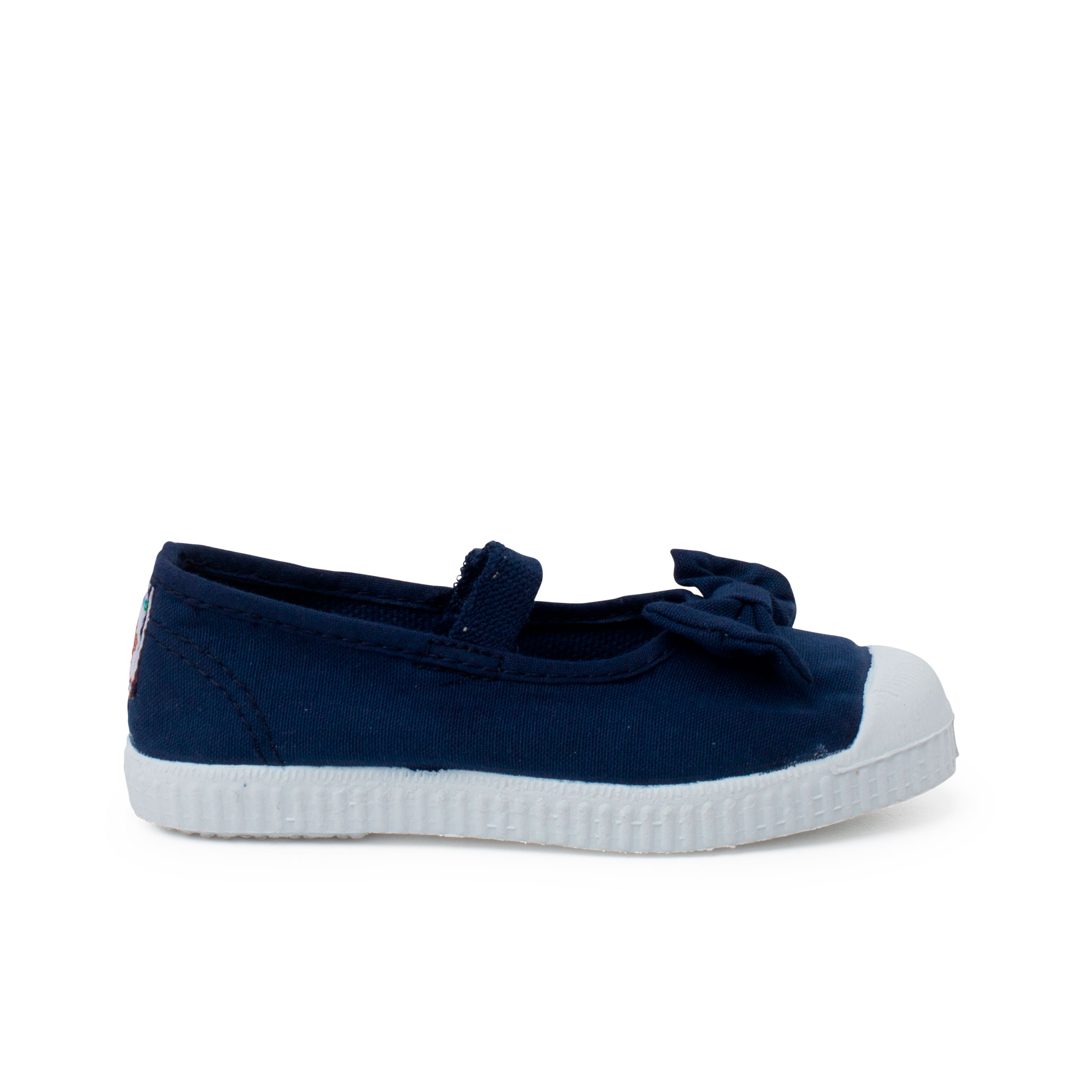 Pisamonas Bailarina Elástico Y Lazo Suela Zapatillas