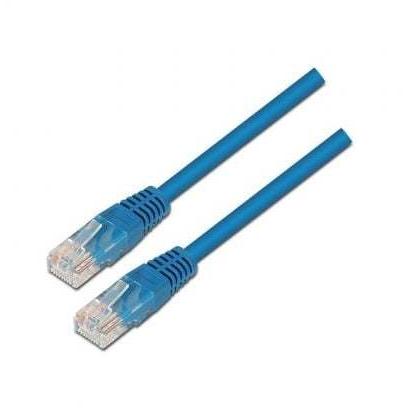 Cable de Red RJ45 UTP Aisens A135-0242 Cat.6/ 1m/ Azul