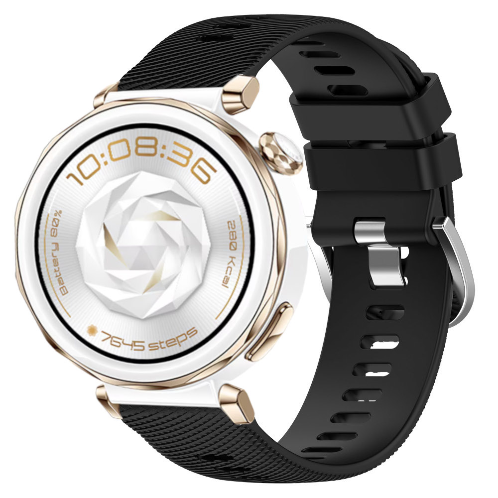 Correa de Silicona para Huawei Watch GT 5 Pro - 42mm / Watch GT 5 - 41mm / Watch GT 4 - 41mm / Garmin Venu 3S, Modelo Pulsera Hebilla Ancho 18mm