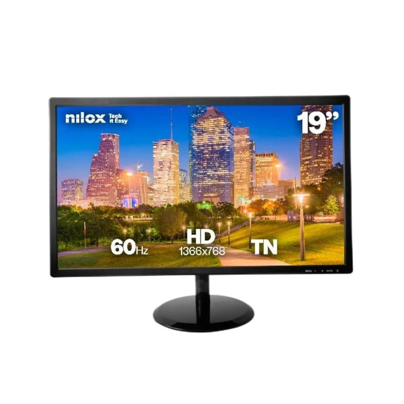 Monitor Nilox NXM19FHD22 18,5" HD 60Hz TN Tiempo de respuesta 5ms Montaje VESA