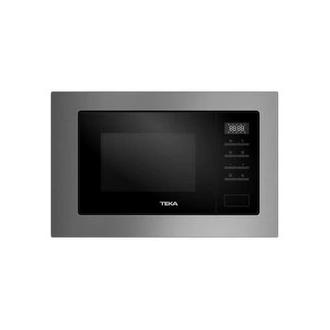 Microondas Integrable 800W con Grill 1W 20L Teka MSEG 620 FI  | Acero inoxidable antihuella, Panel de mando electrónico, Black Inox