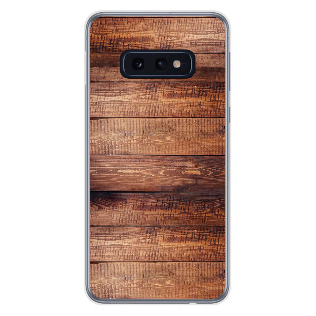 Tumundosmartphone Funda Gel Tpu para Samsung Galaxy S10e diseño Madera 02 Dibujos
