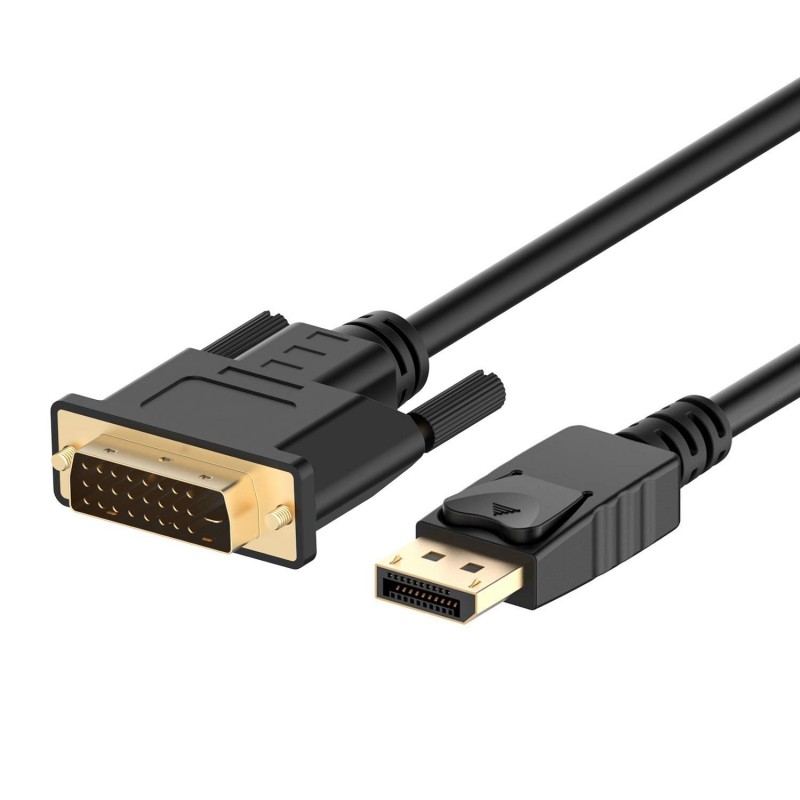 Ewent - EC1441 adaptador de cable de vídeo 1,8 m DisplayPort DVI-D Negro EC1441