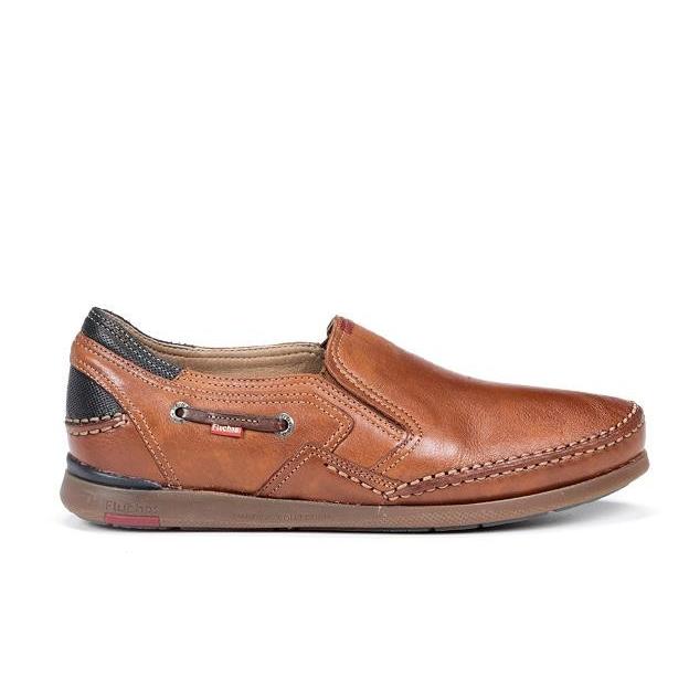Zapato Nautico Mocasines Hombre Fluchos 9883 Cuero