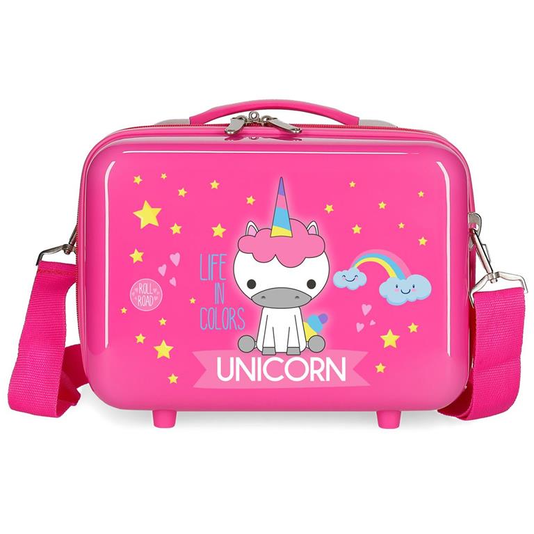Neceser Abs Roll road Little me Unicorn 21x29x15cm