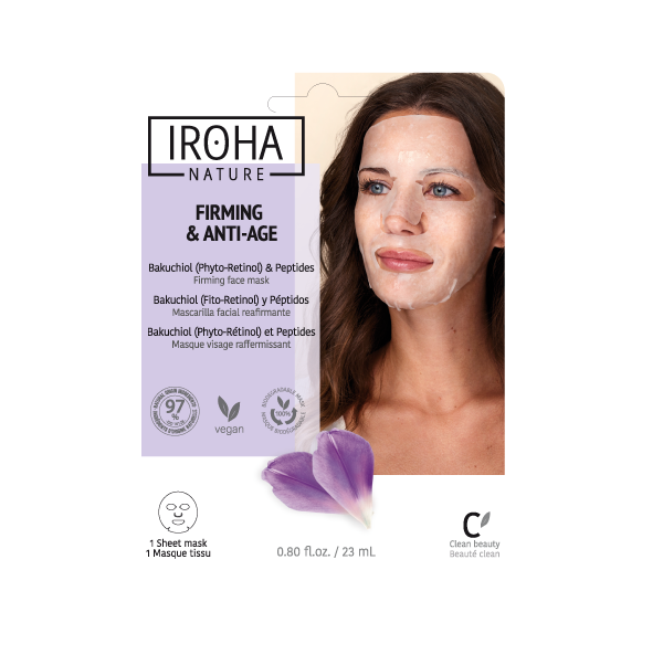 Mascarilla facial reafirmante-antiedad bakuchiol (fito-retinol) 23 ml Iroha Nature