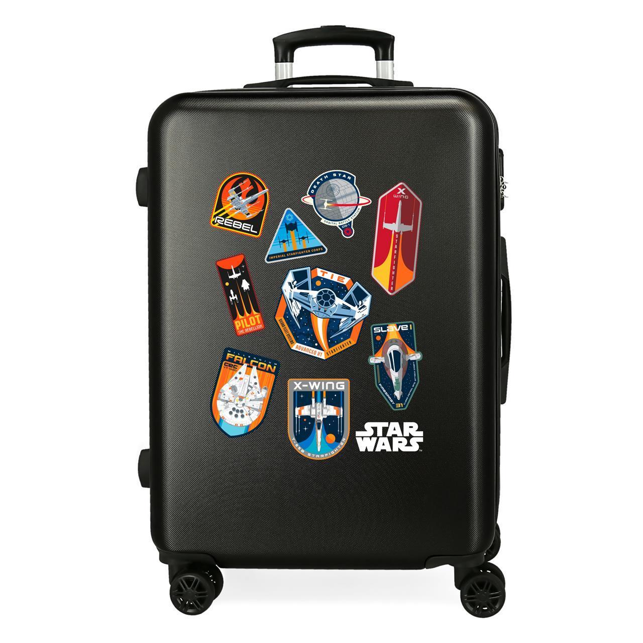 Maleta mediana Star Wars Badges 68x48x26cm