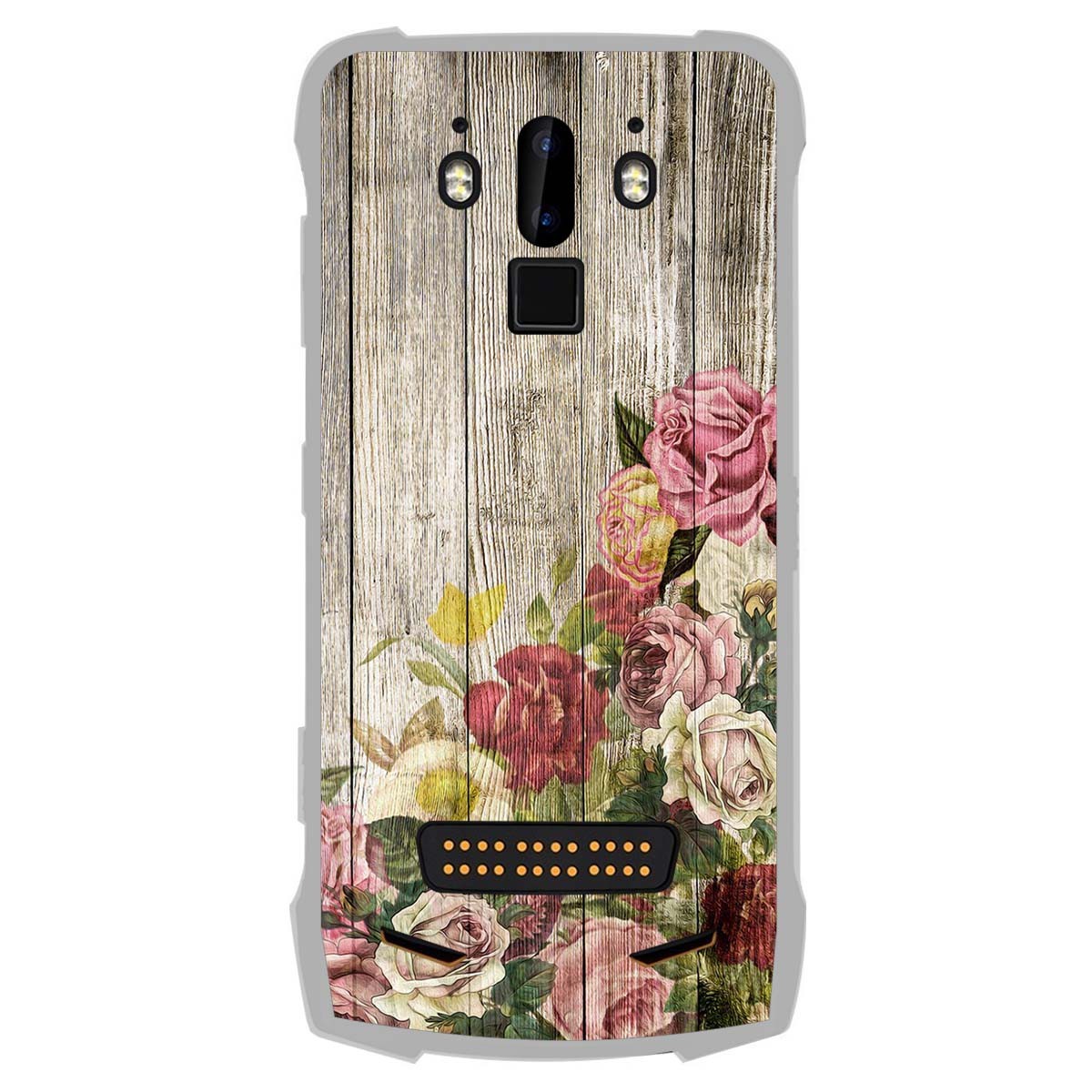 Tumundosmartphone Funda Gel Tpu para Doogee S90 diseño Madera 08 Dibujos