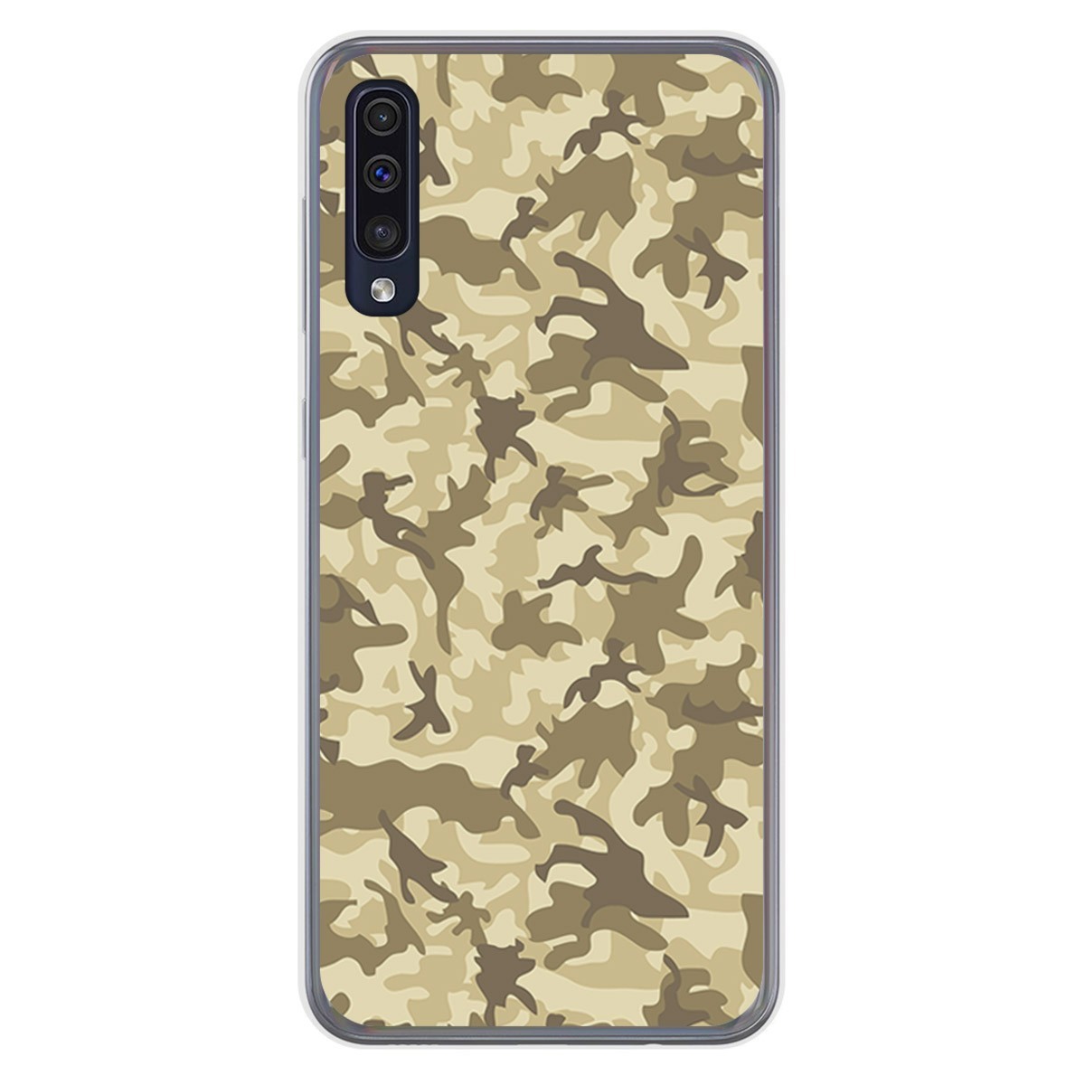 Tumundosmartphone Funda Gel Tpu para Samsung Galaxy A50 / A50s / A30s diseño Sand Camuflaje Dibujos