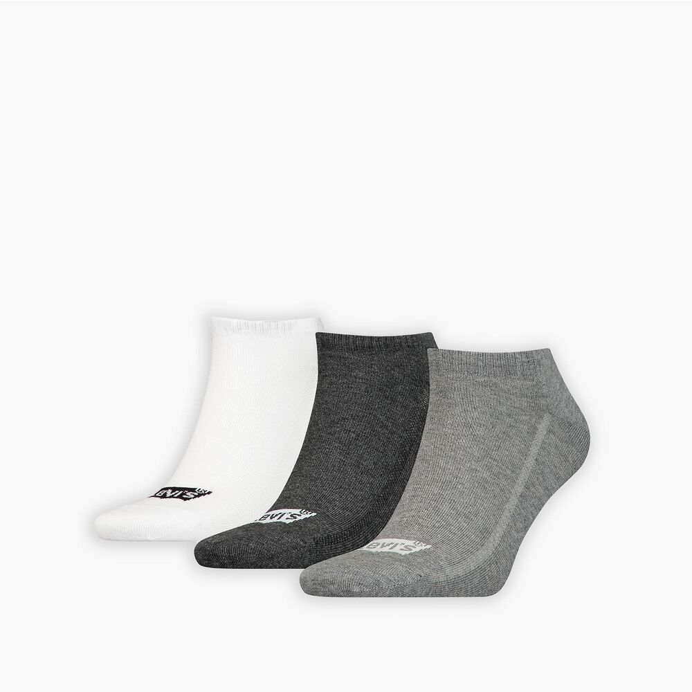 Pack 3 Calcetines Levis Bajos Gris Combo