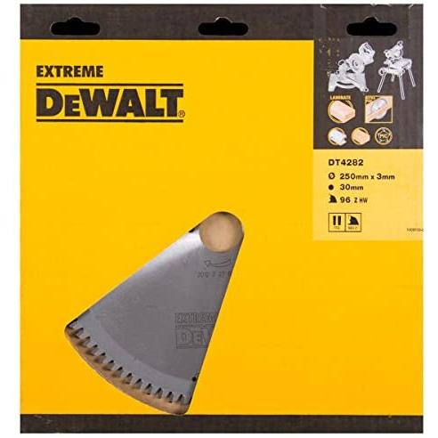 Hoja de sierra circular, marca DeWALT, modelo DT4282-QZ, uso en corte de madera y materiales duros, 1 pieza, alta durabilidad, corte rápido y preciso, fácil instalación
