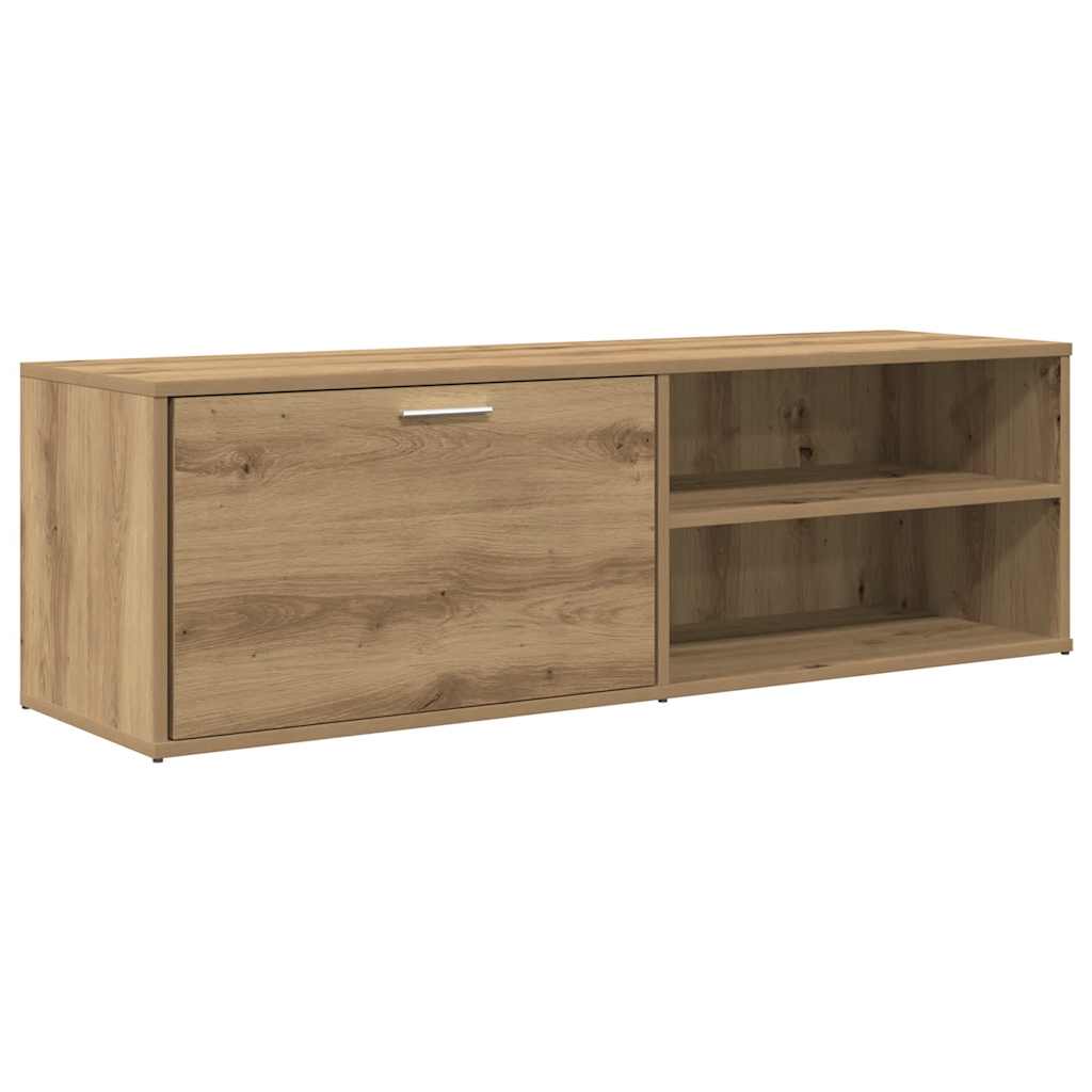 vidaXL Mueble de TV madera de ingeniería roble artesanal 120x34x37 cm