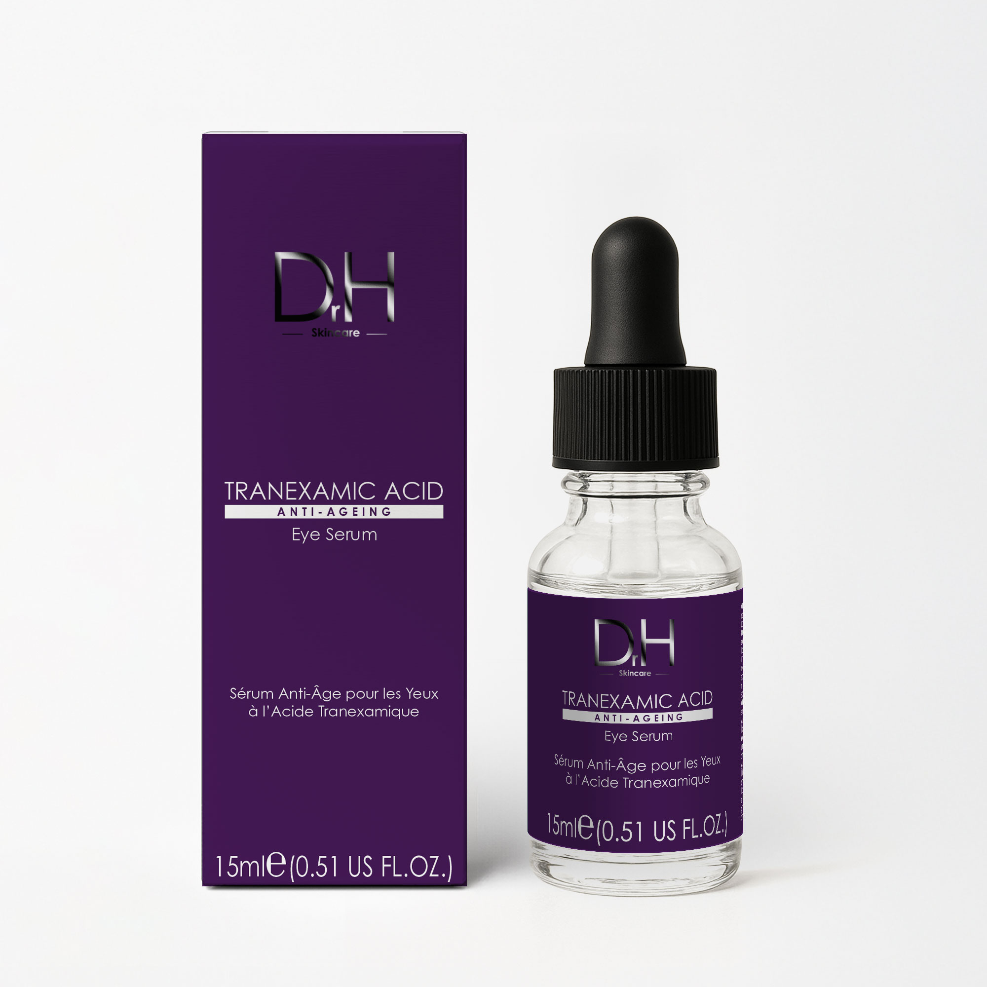Sérum Contorno de Ojos Ácido Tranexámico Antiedad DRH 15ml