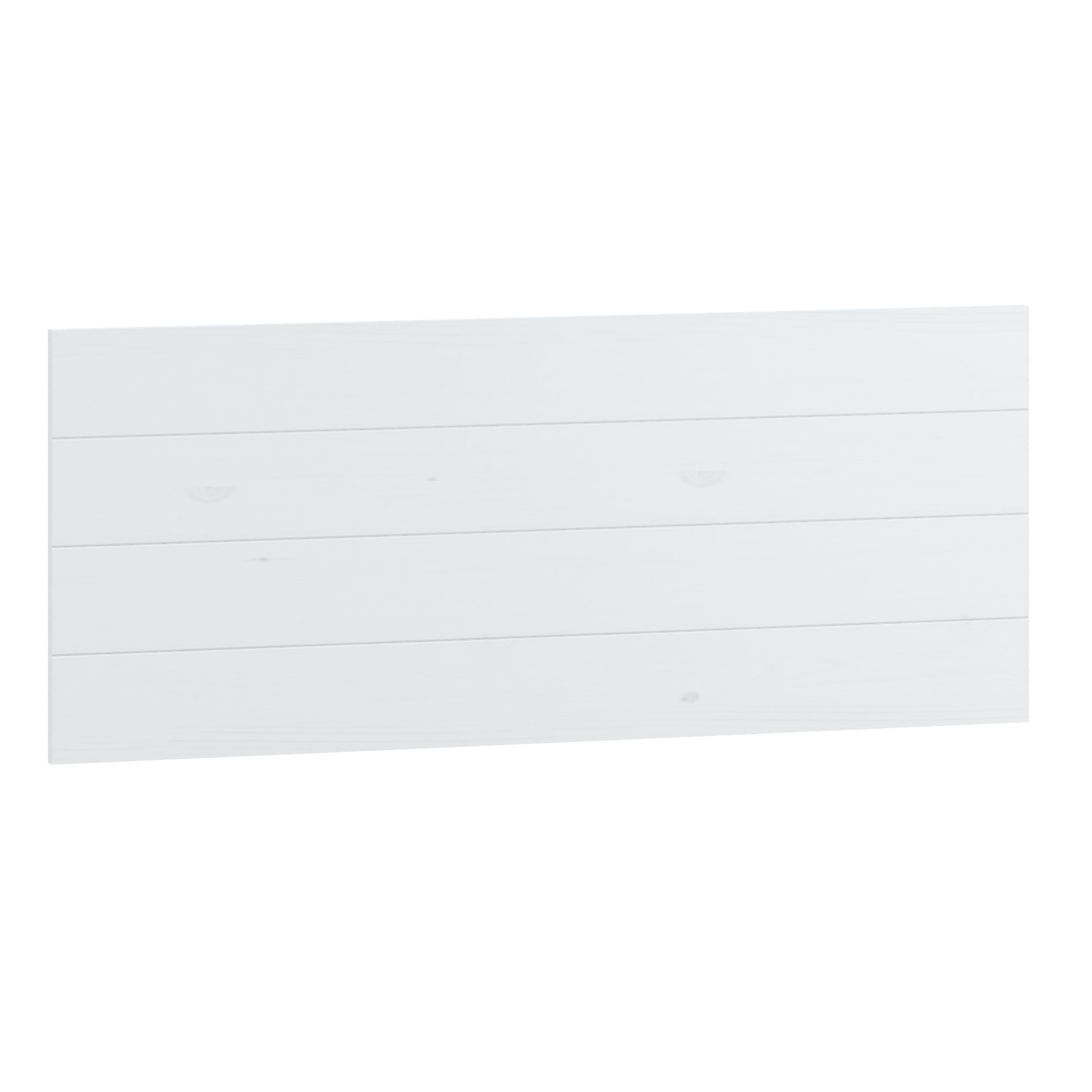 Buyqualia Cabecero Cama Madera Maciza Pino Pintada (110 X 45, Blanco)