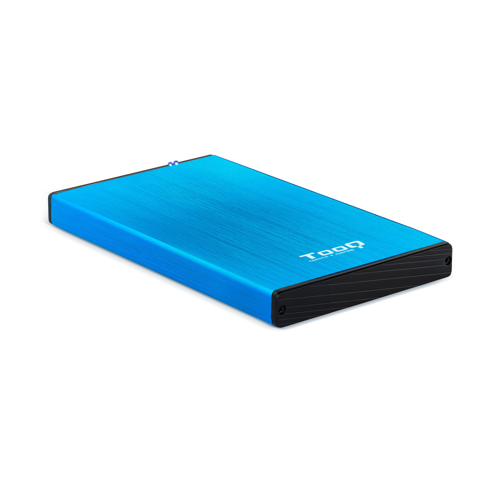 Tooq Caja Externa Disco Duro 2.5 SATA USB 3.0 AZUL - Hasta 4TB de Capacidad