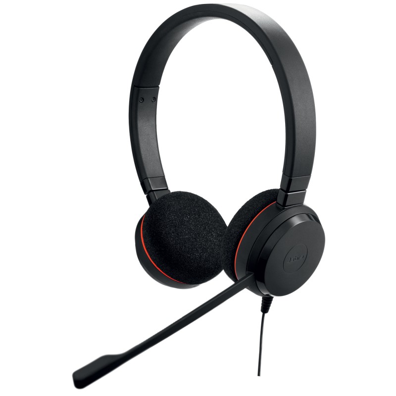 Jabra - Evolve 20 Auriculares Alámbrico Diadema Oficina/Centro de llamadas USB Type-C / USB Type-A Negro - 4999-823-169 4999-823-169