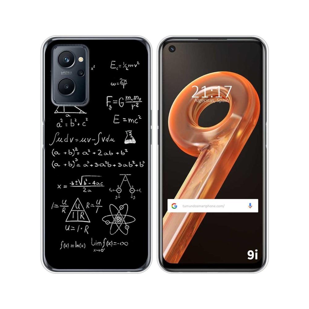 Tumundosmartphone Funda Silicona Personalizada Realme 9i Diseño Formulas Dibujos