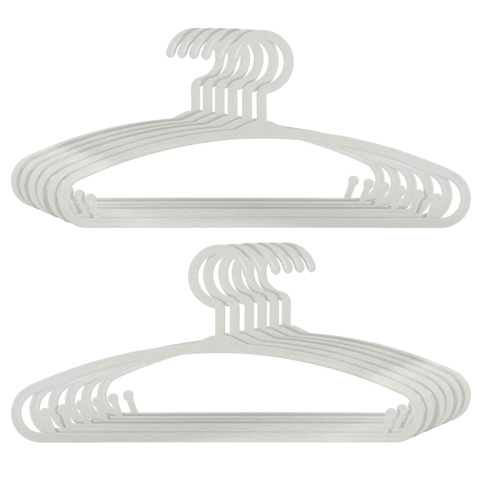 Perchas Infantiles Wellhome - Juego de 12 Seguras y Flexibles para Ropa Infantil en Color Gris
