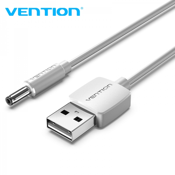 Vention cable conversor usb macho a dc 3.5mm macho - 1m - color blanco