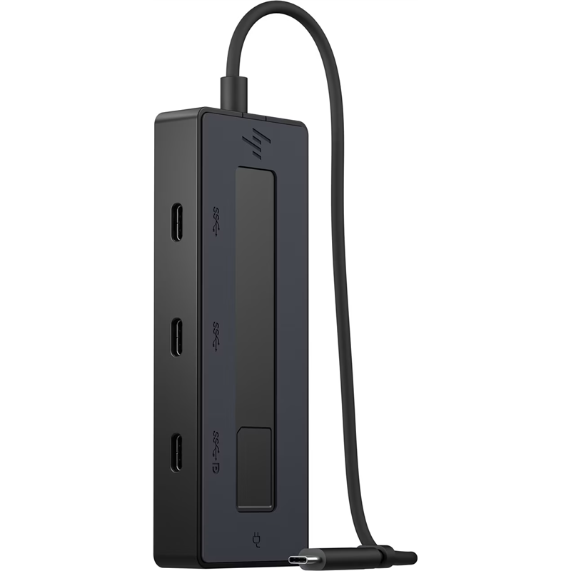HP 4K USB-C Multiport Hub Negro