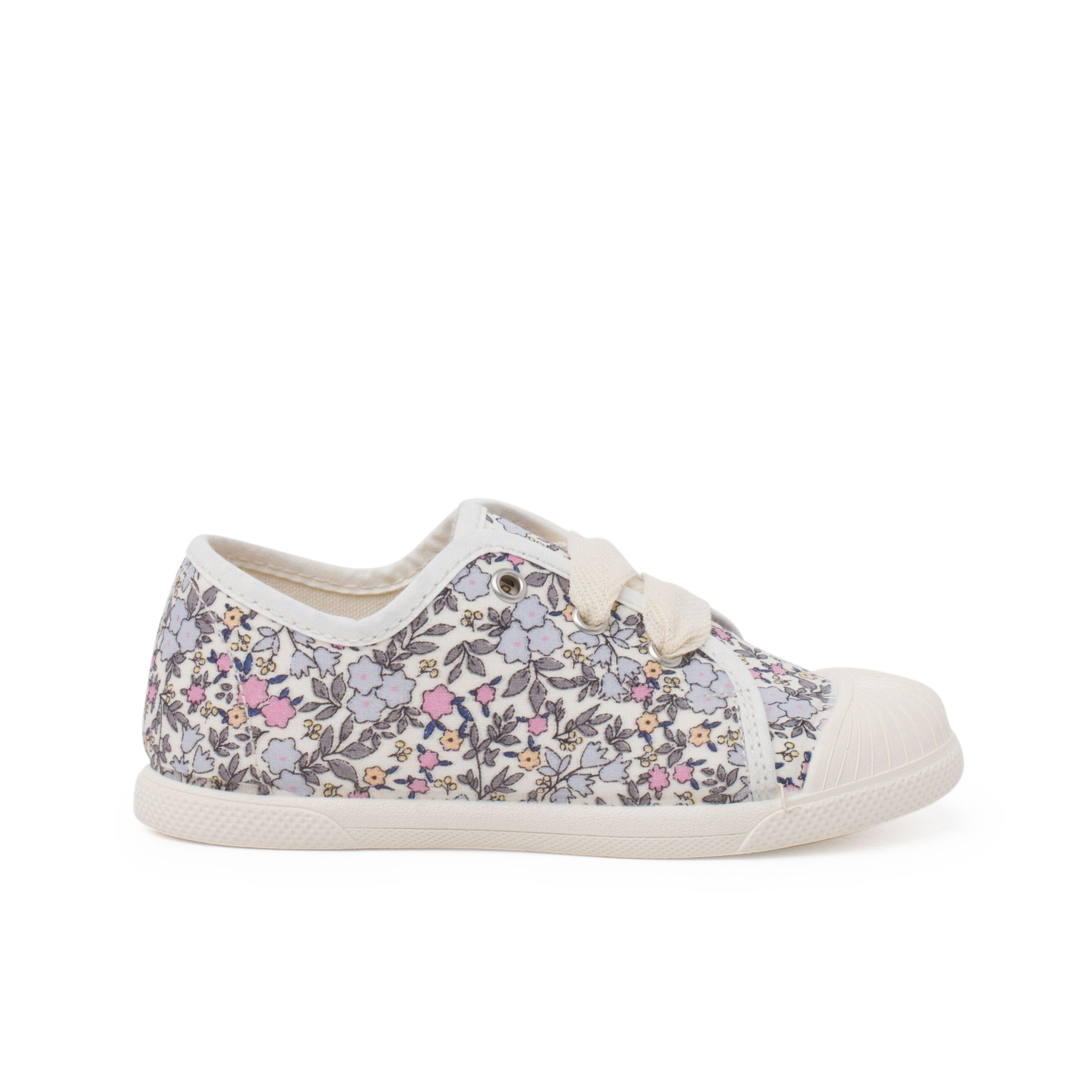 Pisamonas Zapatillas Flores Puntera De Goma
