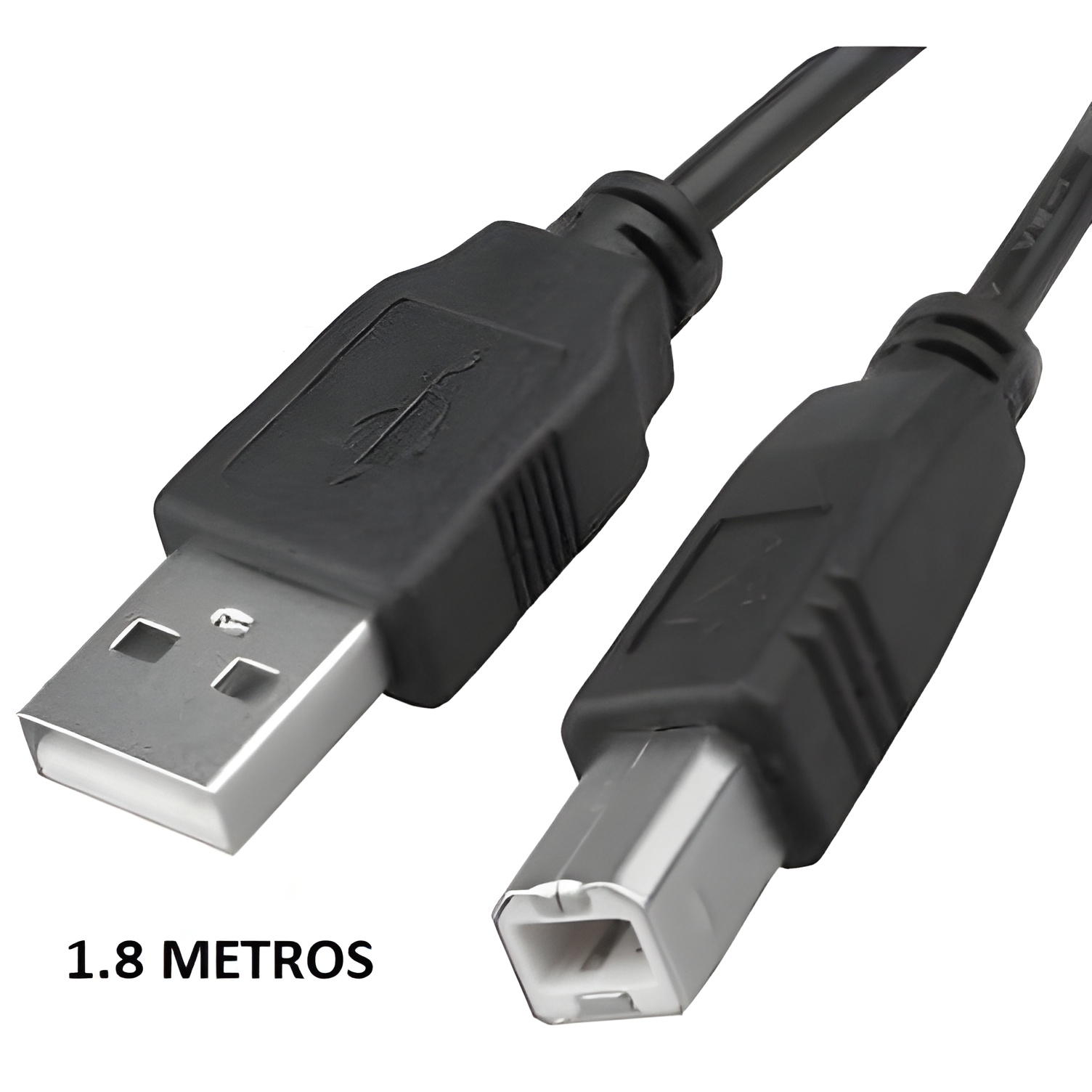 CABLE USB 2.0 IMPRESORA AISENS - USB A MACHO/USB B MACHO - 1,8 METROS