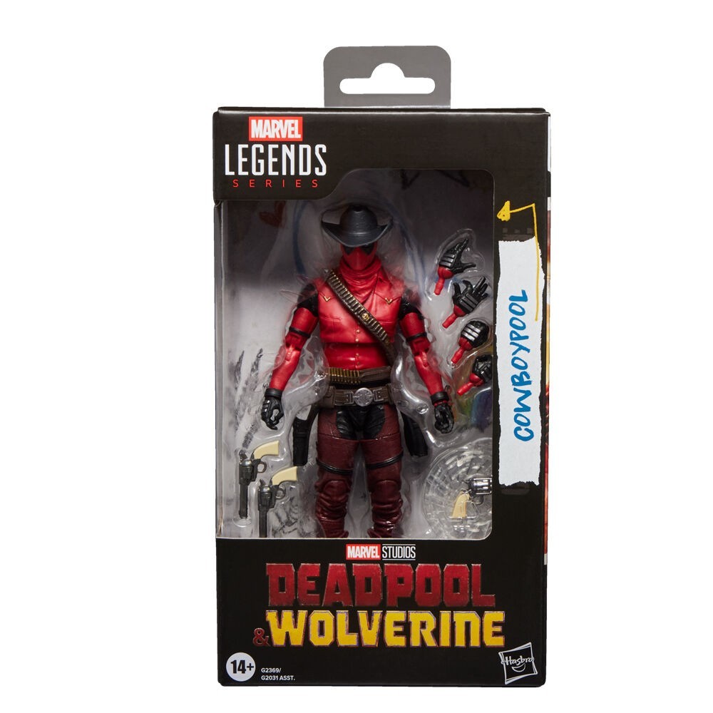 FIGURA COWBOYPOOL DEADPOOL & WOLVERINE MARVEL LEGENDS SERIES 15CM