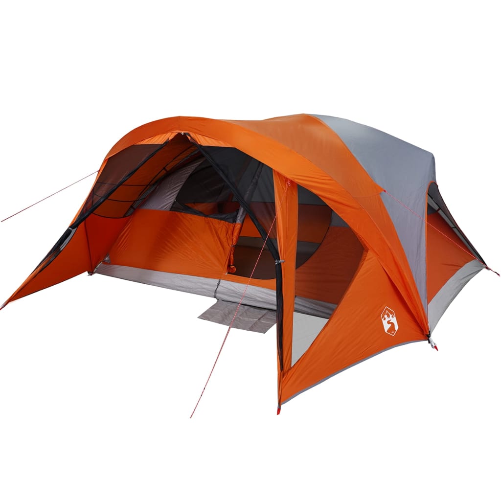 vidaXL Tienda de campaña familiar 6 personas impermeable Color Gris y naranja, Azul, Verde y mas