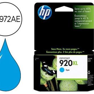 Cartucho de Tinta Liderpapel HP 920XL Cian 700 Páginas Officejet/920/6500