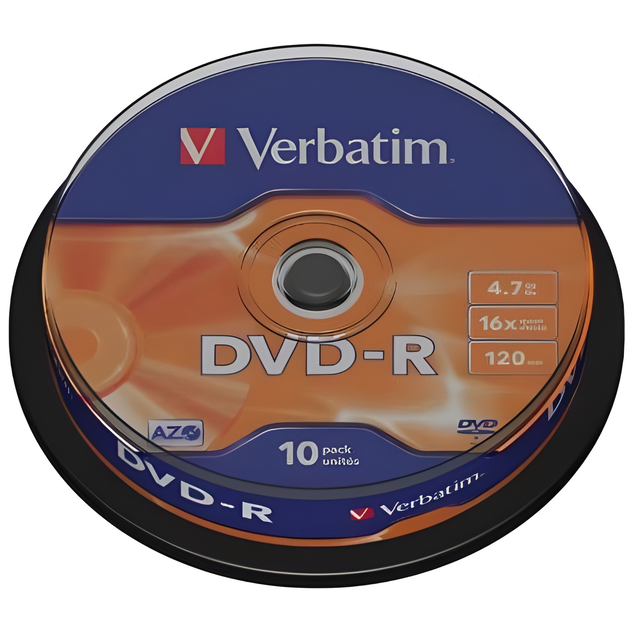 Verbatim 43523 - DVD-R, 4.7 Gb, 16X, 120 min (10 PCs)