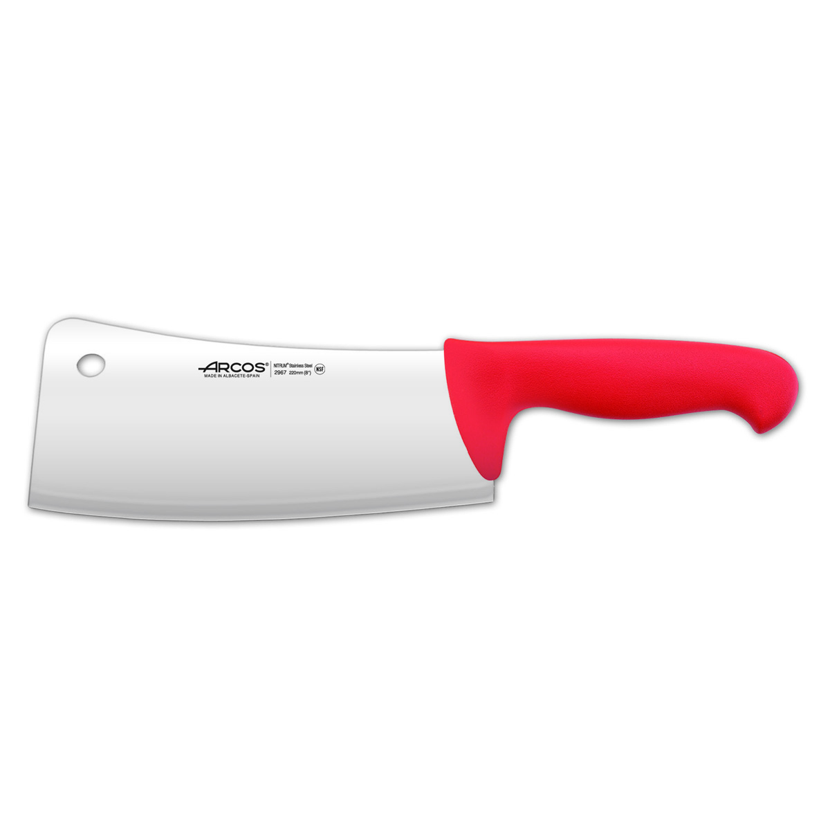 Cuchillo para Carne Arcos Nitrum de 20 Cm con Mango Ergonómico Rojo