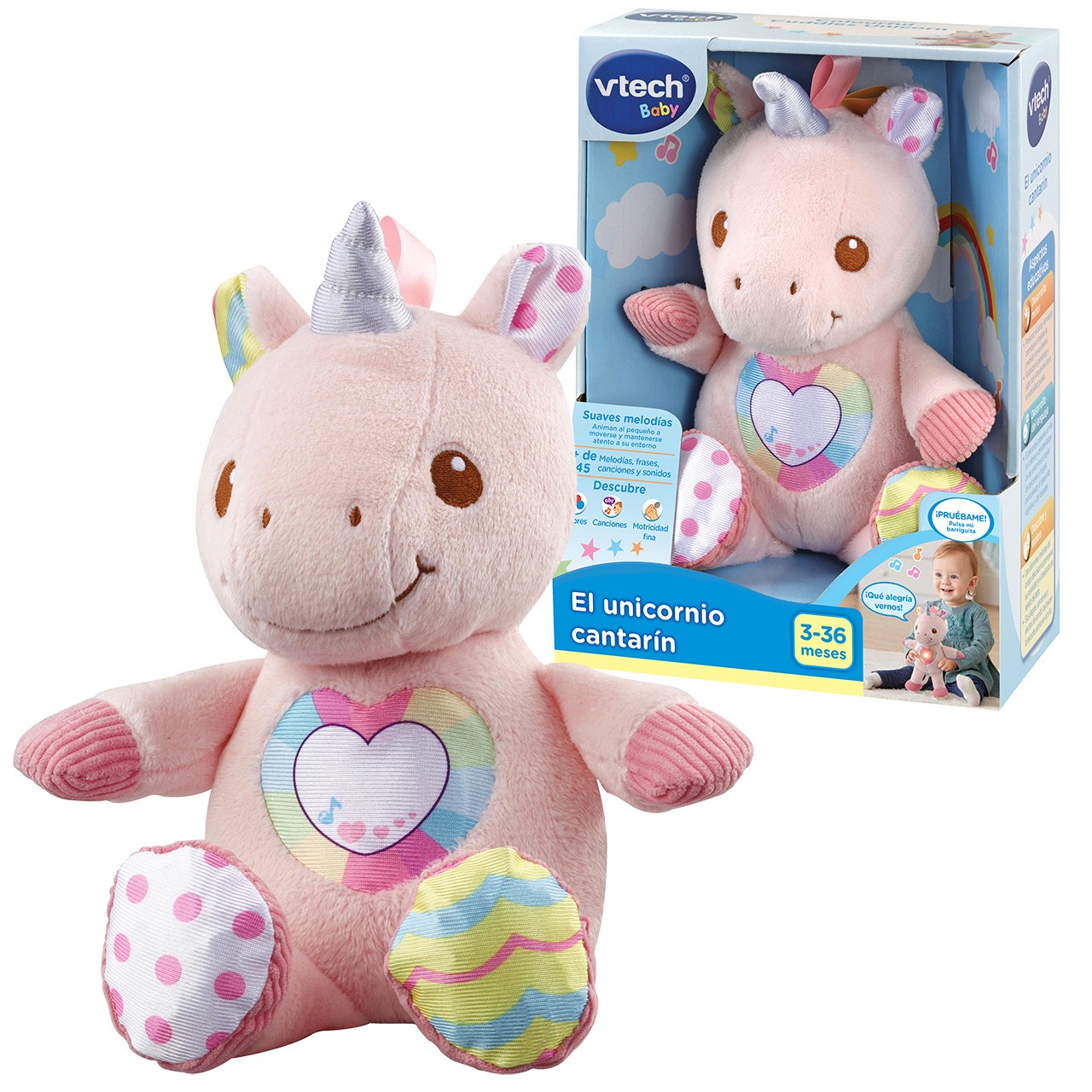 Peluche Unicornio Cantarín 80-528122 V-TECH