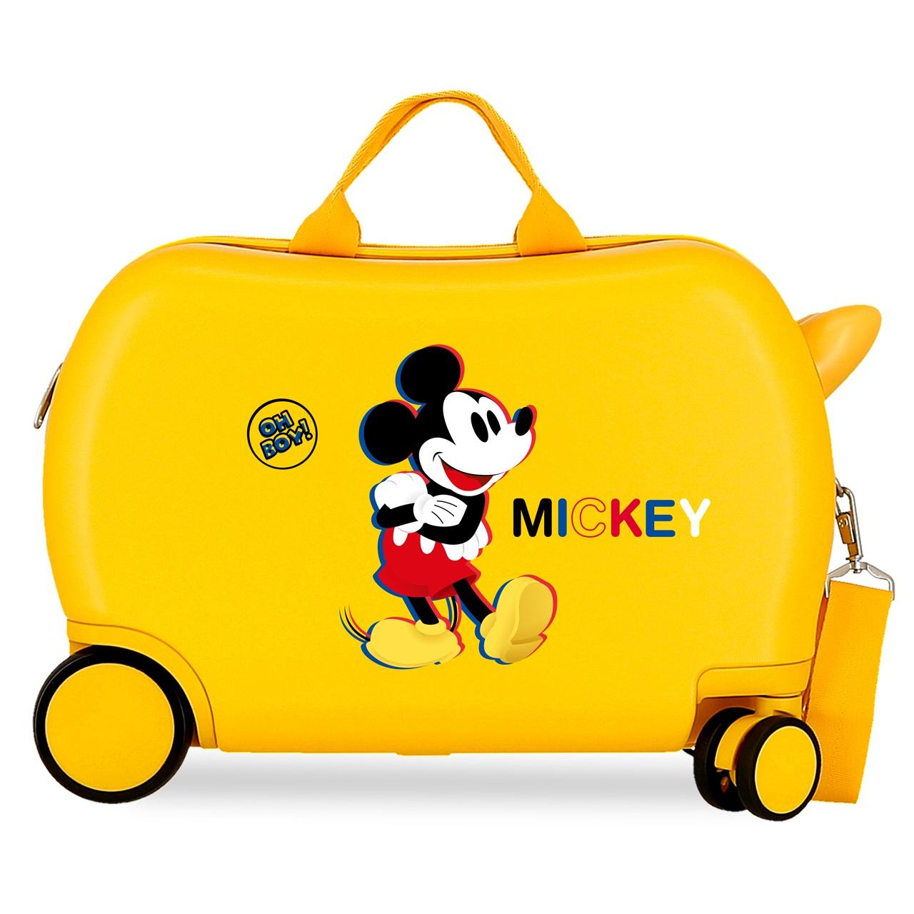 Maleta infantil Mickey 3D ocre 45x31x20 cm