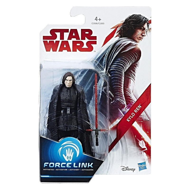 Figura Kylo Ren Star Wars  Hasbro Force Link 9,5cm C1506CPA