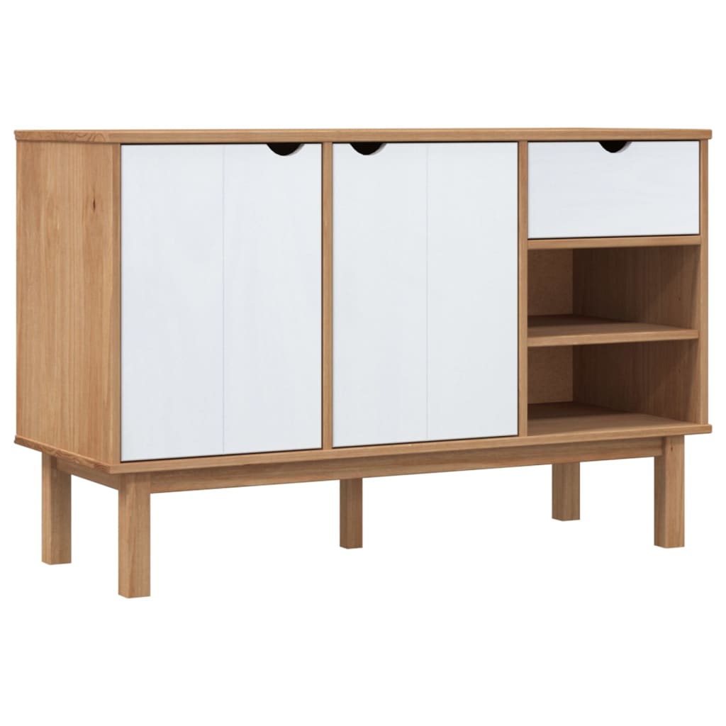 Vidaxl Aparador OTTA Madera Maciza Pino 114x43x73,5 Cm