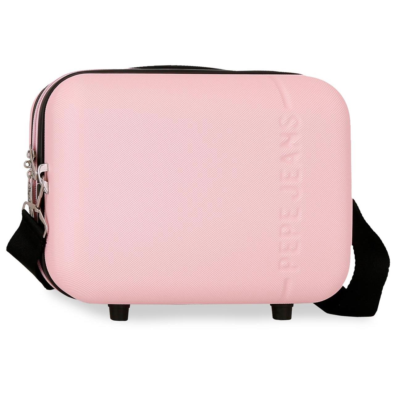 Neceser Pepe jeans Montana rosa claro 25x21x15 cm