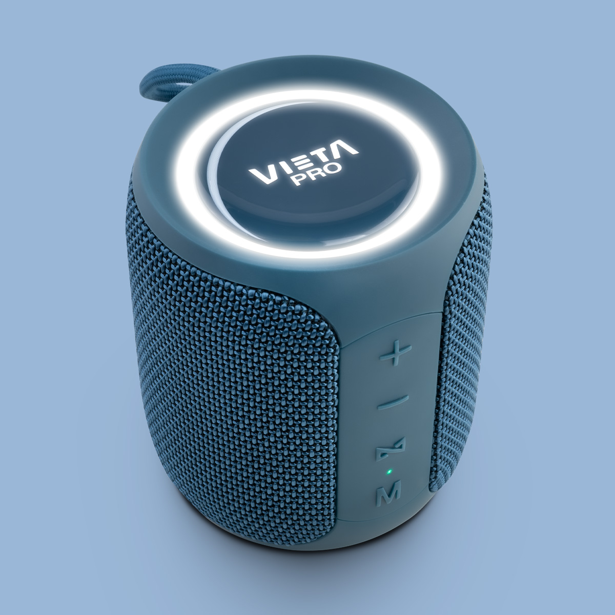 Altavoz Goody de Vieta Pro con Bluetooth 5.0, Resistente al agua IPX6, TWS,  Entrada Aux In, Radio FM, 15 horas de batería, negro