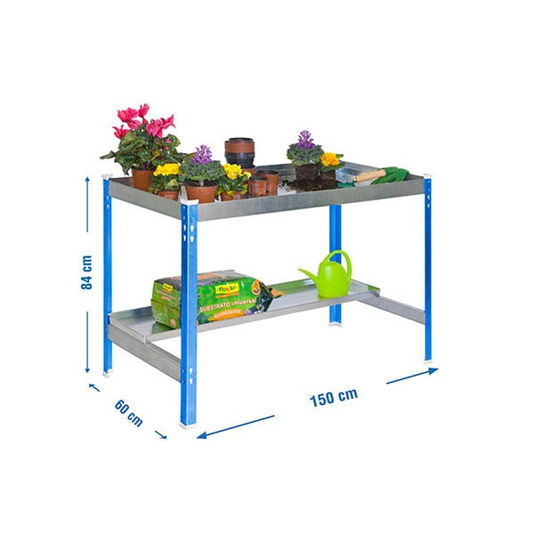 Estantería SIMONRACK Simongarden desk 1500x600 azul/galva